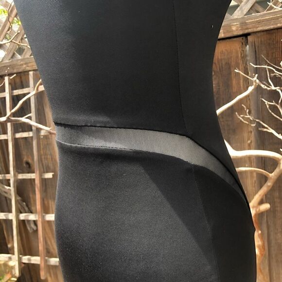 T by Alexander Wang Mesh Back Sleeveless LBD Dress - Picture 6 of 8